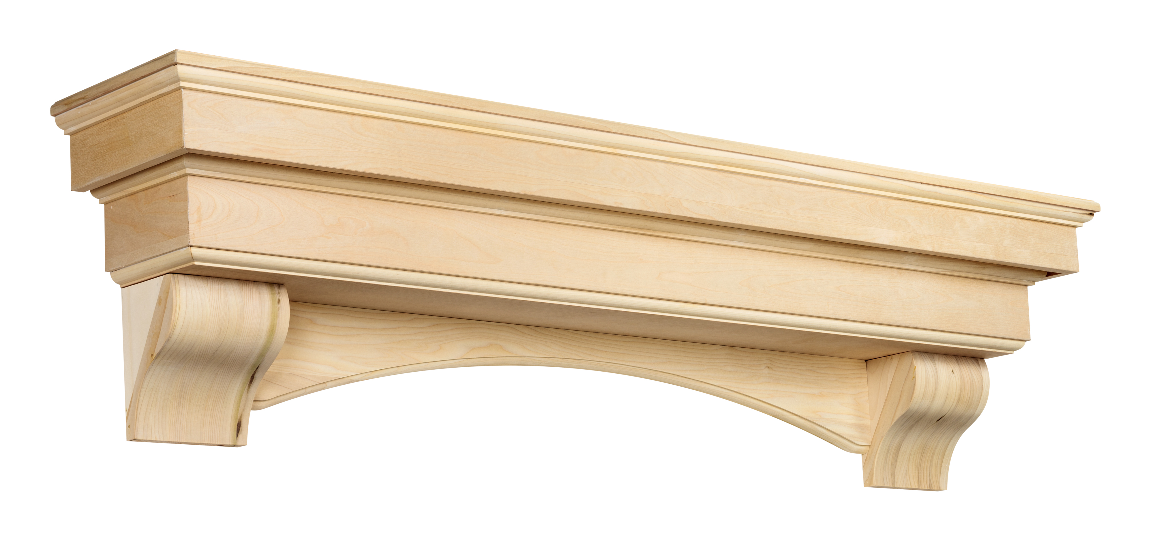 Auburn 60 inch Mantel Shelf Unfinished eBay